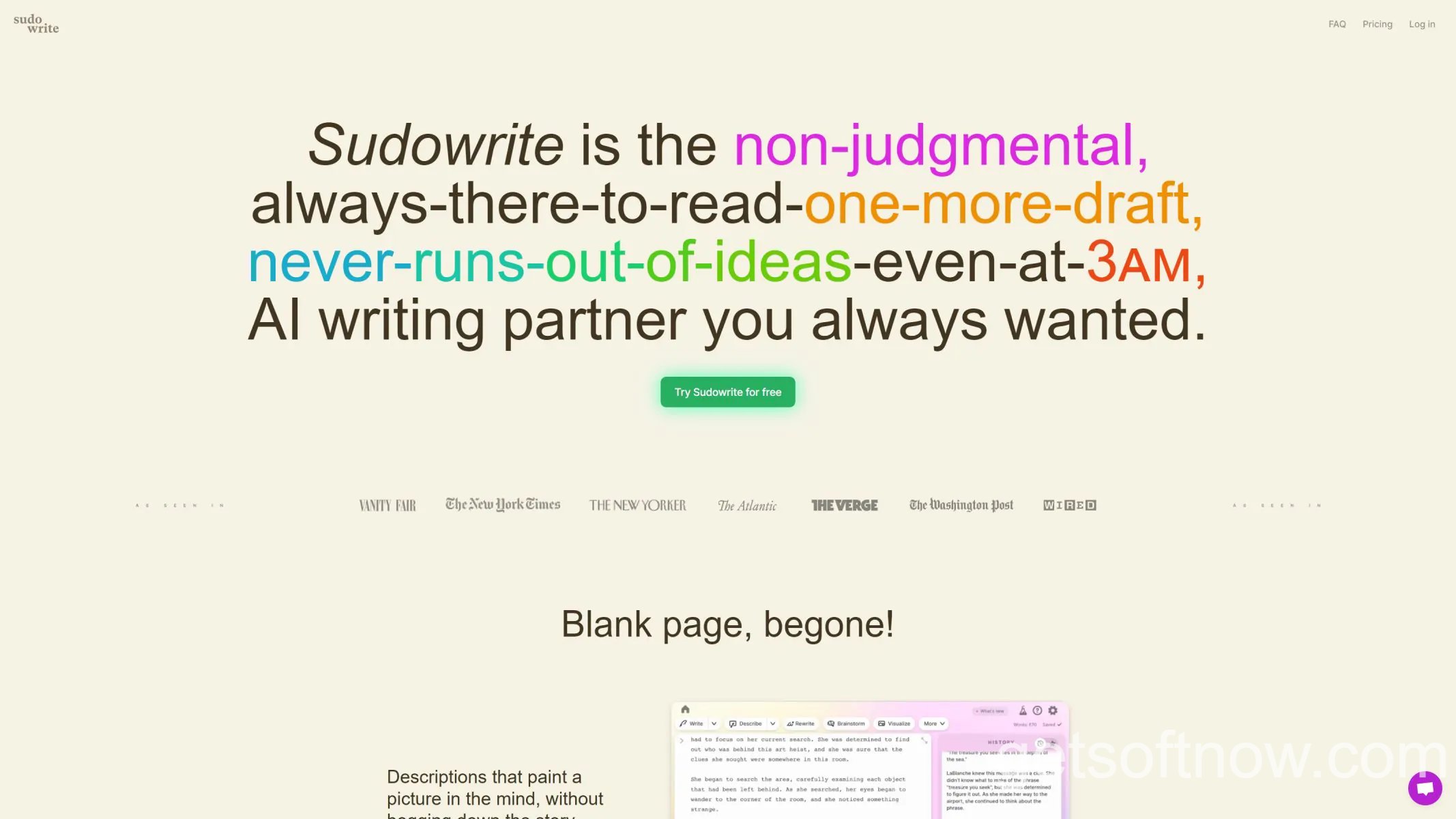 Sudowrite AI Writing Use Case Example