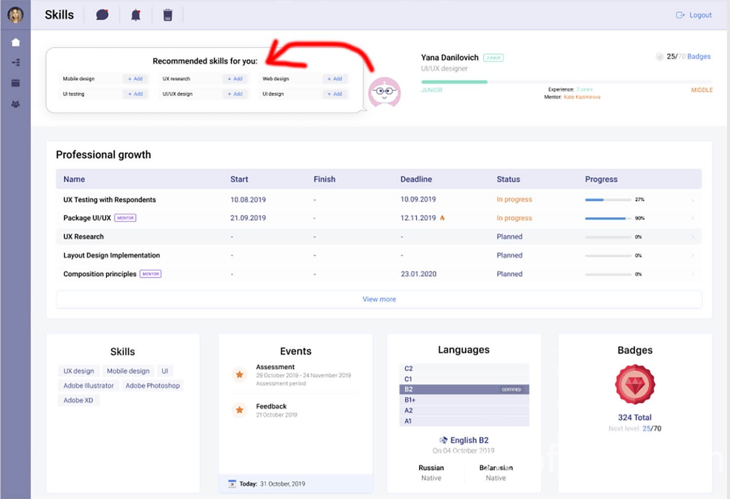 User Interface Comparison